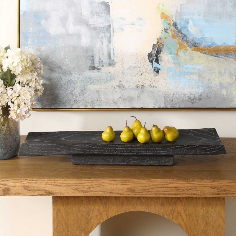 Ciaran Indoor-Outdoor Wooden Tray - Decorative Trays
