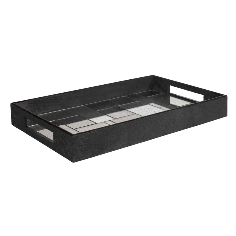 Modern Mosaic Antique Mirrored Tray - Uttermost - Decorative Trays by Modest Hut