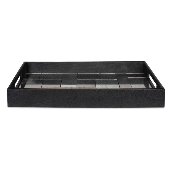 Modern Mosaic Antique Mirrored Tray - Uttermost - Decorative Trays by Modest Hut
