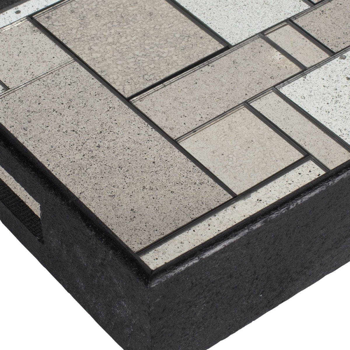 Modern Mosaic Antique Mirrored Tray - Uttermost - Decorative Trays by Modest Hut
