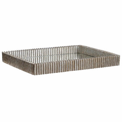 Silver Leaf Talmage Tray - Uttermost - Decorative Trays by Modest Hut