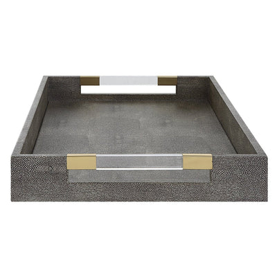 Wessex Gray Tray - Uttermost - Decorative Trays by Modest Hut