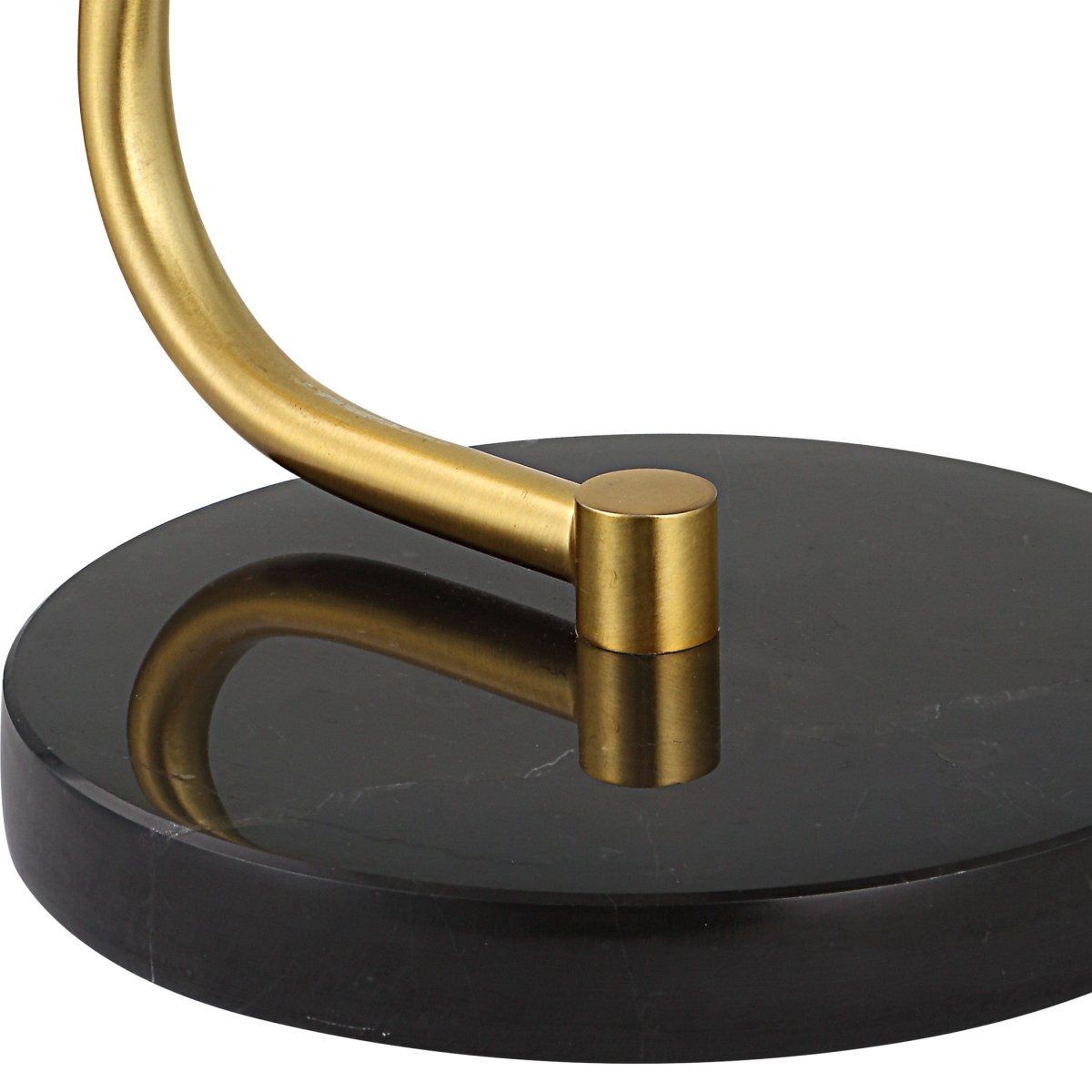 Metallic Workspace Black and Gold Desk Lamp - Uttermost - Desk Lamps by Modest Hut