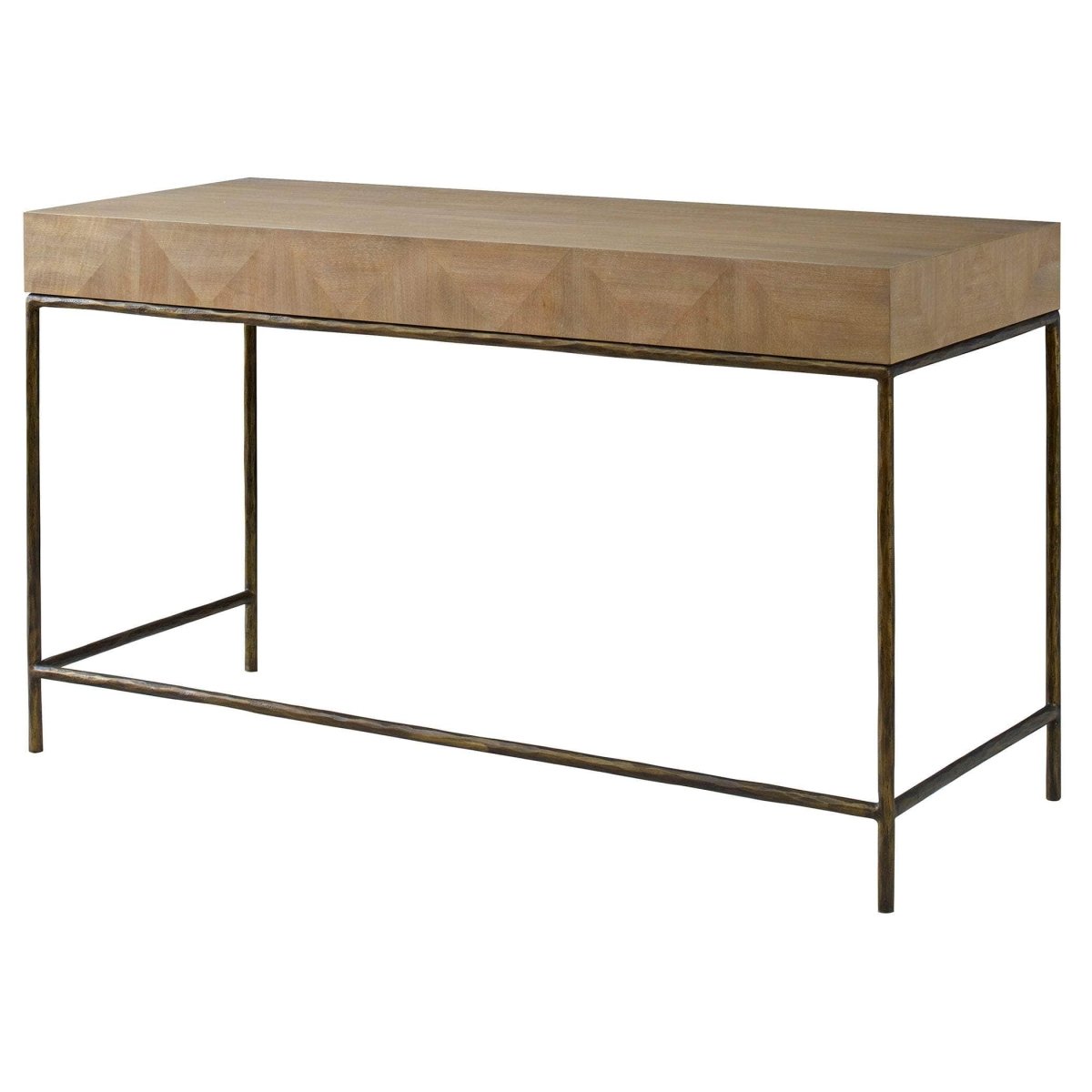 Aristotle Natuiral Wood Modern Desk - Uttermost - Desks by Modest Hut