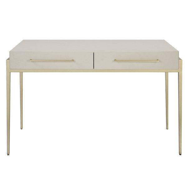 Jewel Modern White Desk - Uttermost - Desks by Modest Hut