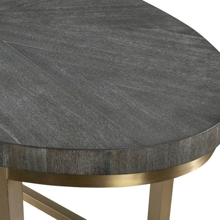 Taja Walnut Oval Desk - Uttermost - Desks by Modest Hut