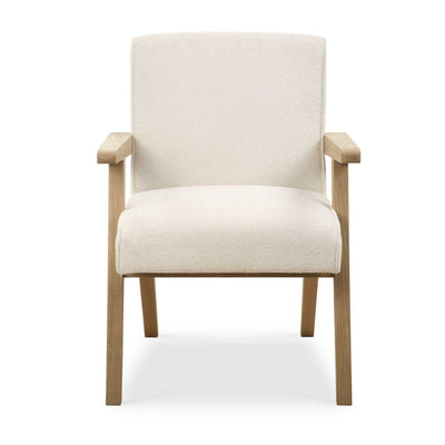 Blakely White Dining Arm Chair - Uttermost - Dining Chairs by Modest Hut