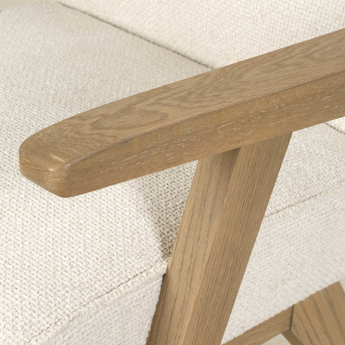 Blakely White Dining Arm Chair - Uttermost - Dining Chairs by Modest Hut