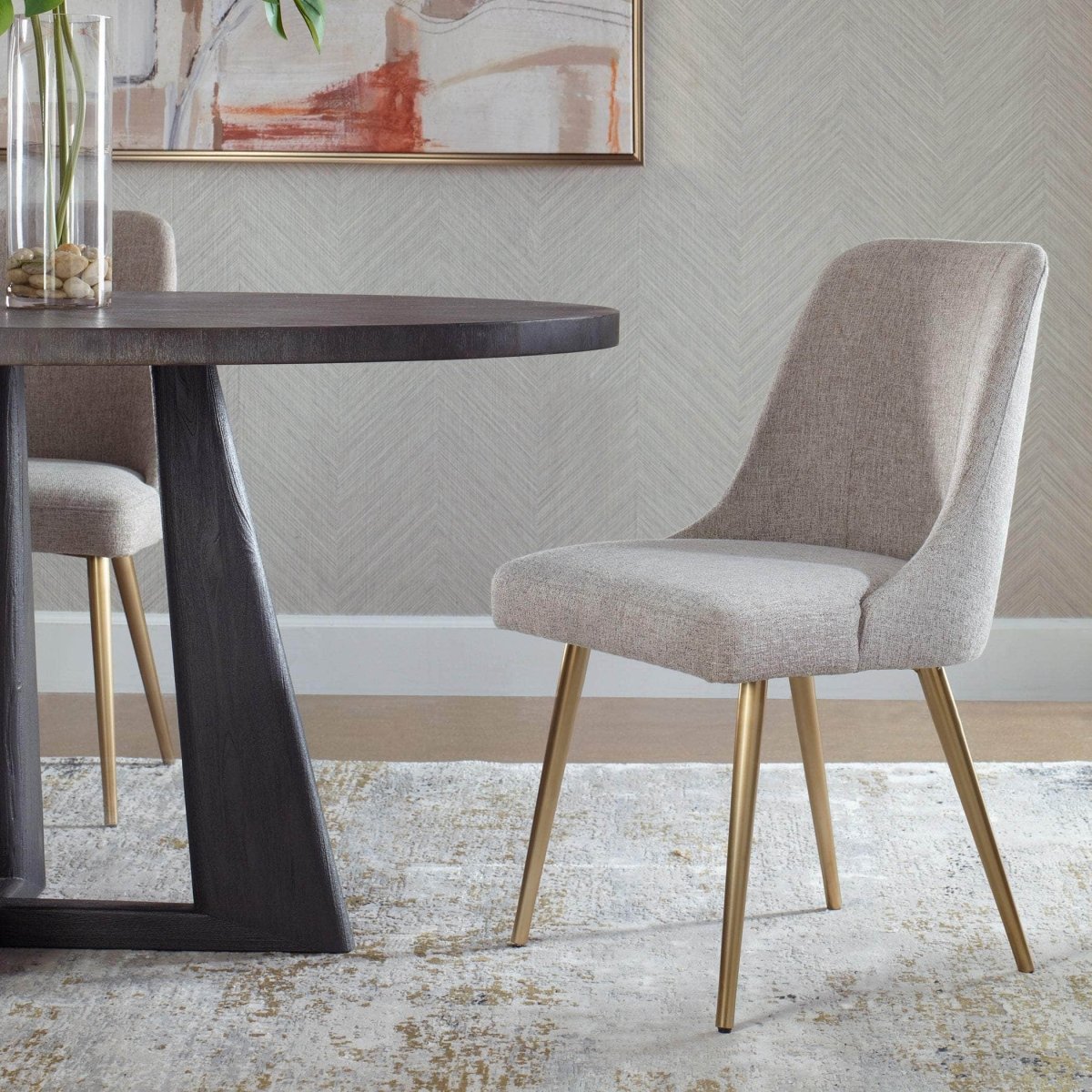 Bramwell Gray Dining Chair - Uttermost - Dining Chairs by Modest Hut