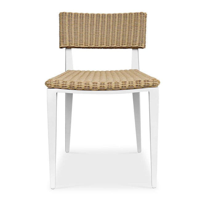 Calbas Outdoor Dining Chair, White - Uttermost - Dining Chairs by Modest Hut