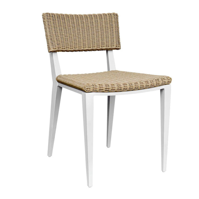 Calbas Outdoor Dining Chair, White - Uttermost - Dining Chairs by Modest Hut