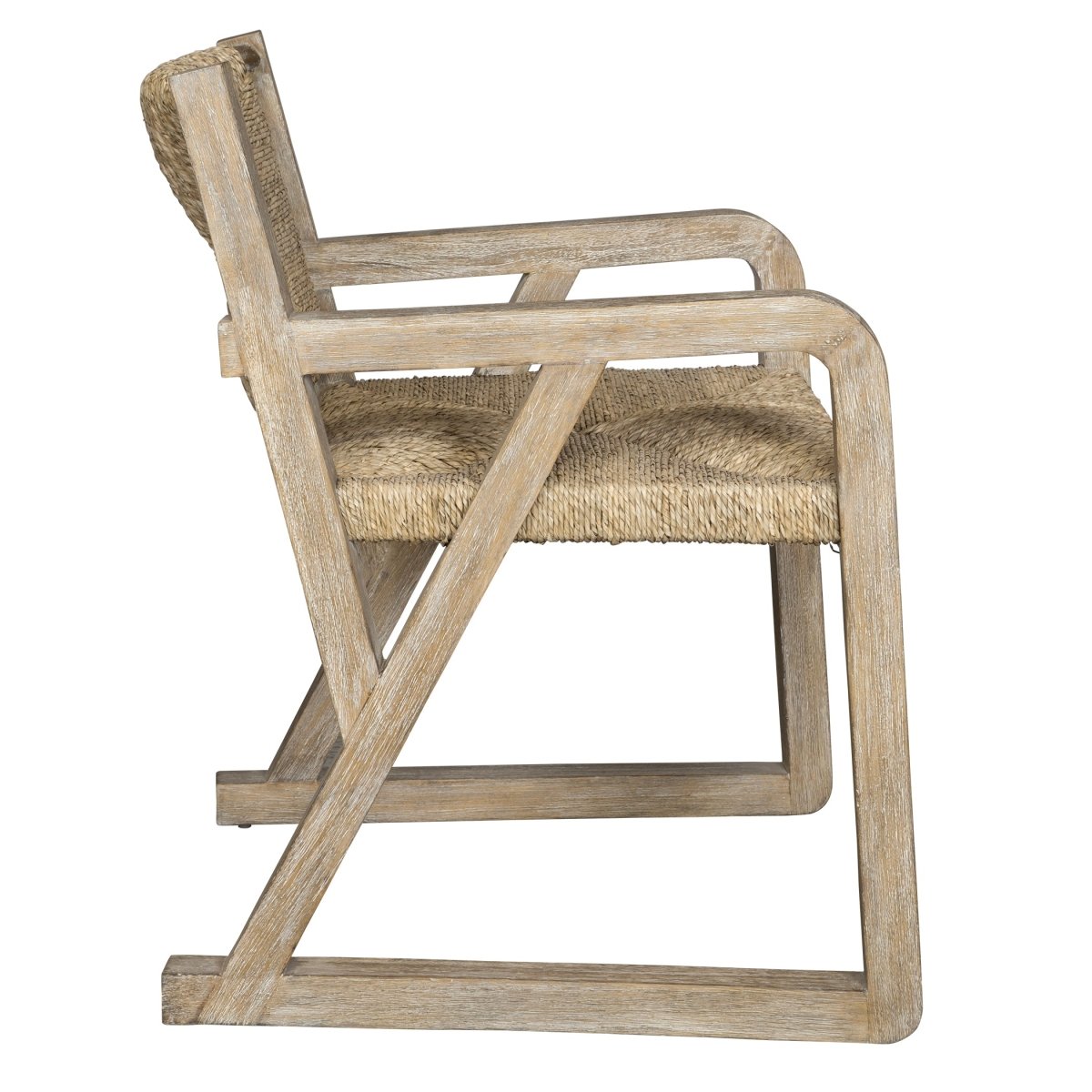 Chatham Seagrass Dining Chair - Uttermost - Dining Chairs by Modest Hut