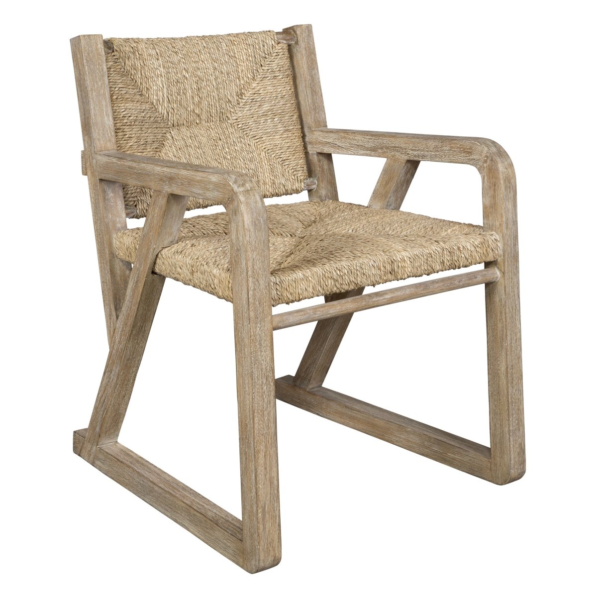 Chatham Seagrass Dining Chair - Uttermost - Dining Chairs by Modest Hut