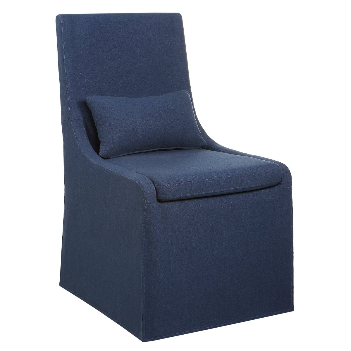 Coley Denim Armless Chair - Uttermost - Dining Chairs by Modest Hut