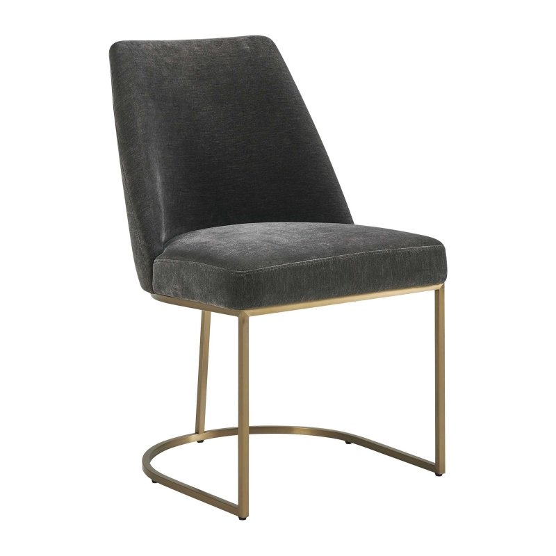 Hanni Gray Upholstered Dining Chair - Chairs