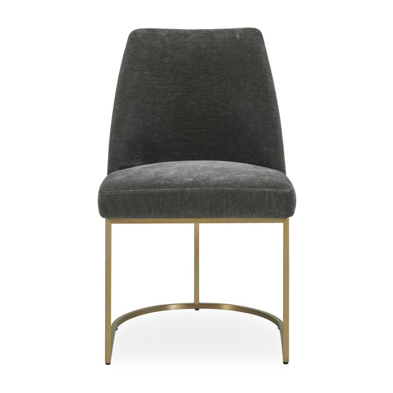 Hanni Gray Upholstered Dining Chair by Uttermost product view