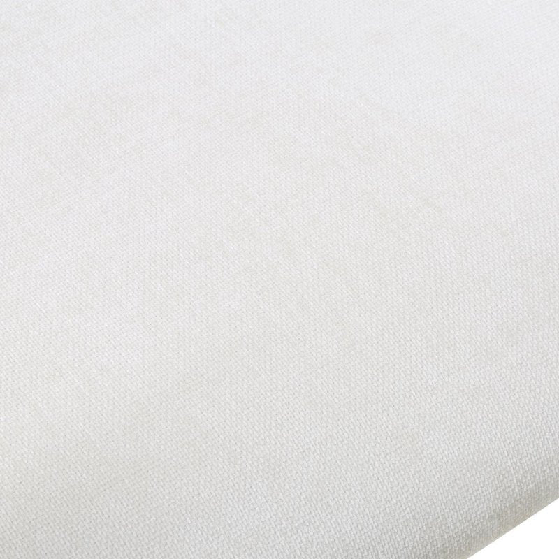 Detail view of the Moxie Walnut White Dining Arm Chair finish and construction image 8