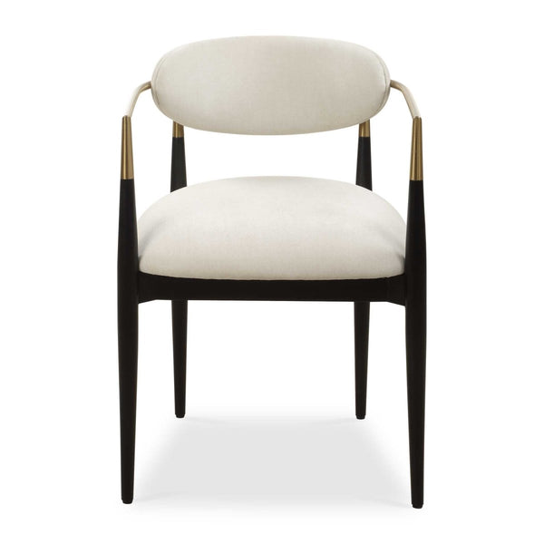 Moxie White Dining Arm Chair - Uttermost - Dining Chairs by Modest Hut