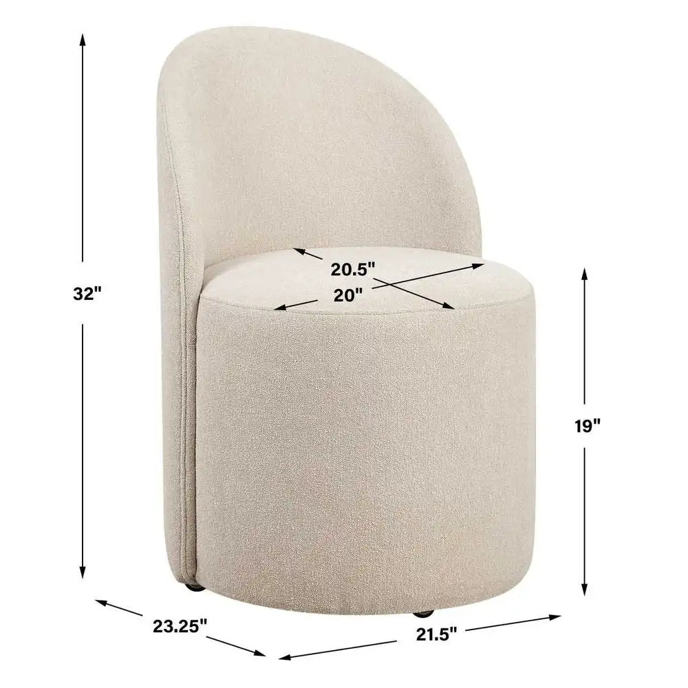 Roll With it Dining Chair - Uttermost - Dining Chairs by Modest Hut