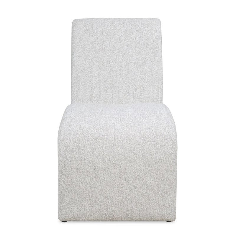 Valentin Beige Boucle Sculptural Dining Chair dining chair by Uttermost