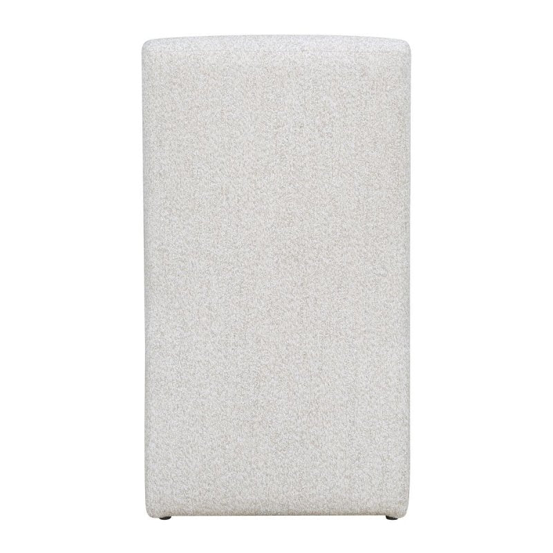 Additional detail view of the Valentin Beige Boucle Sculptural Dining Chair image 6