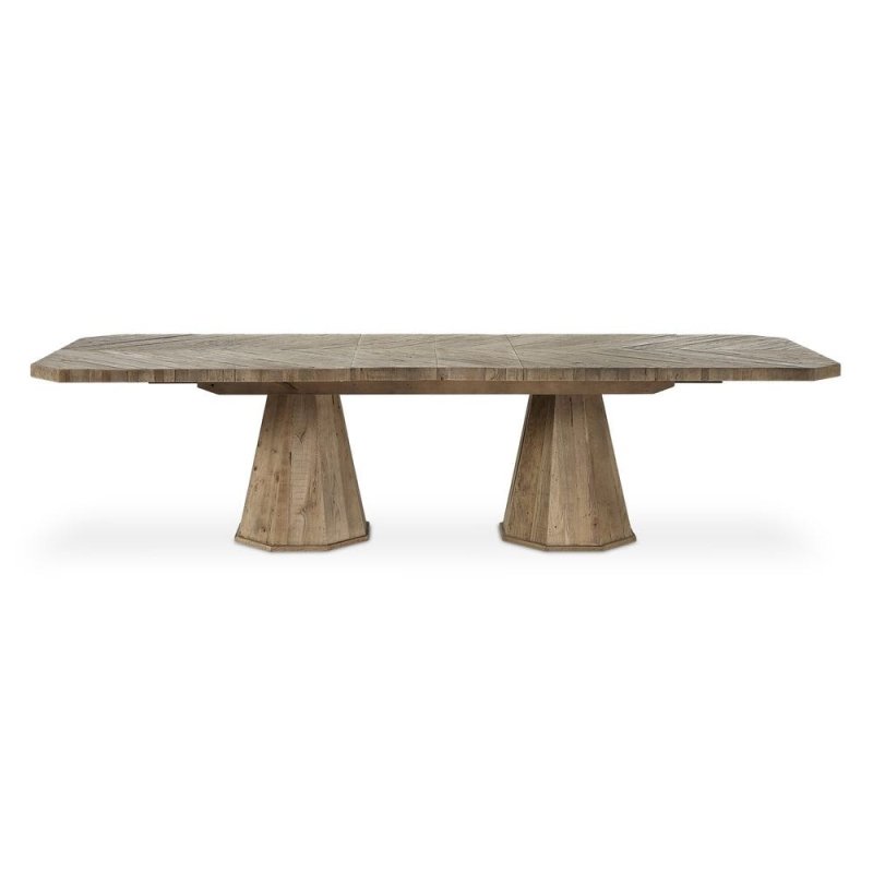 Caledon Solid Oak Dining Table, 2 Cartons - Uttermost - Dining Tables by Modest Hut