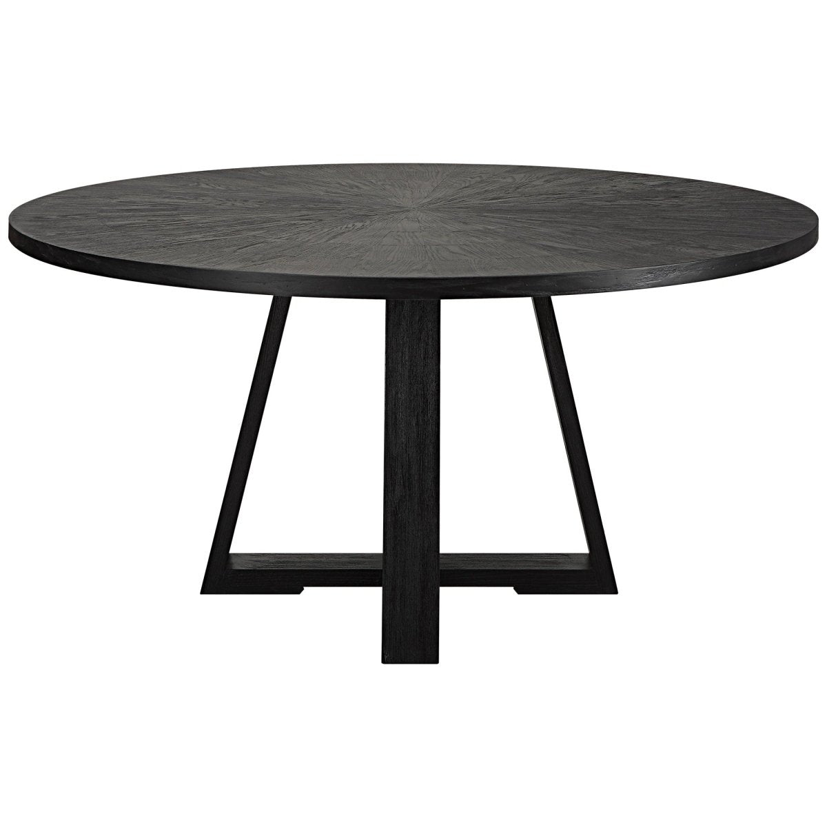 Gidran Round Black Dining Table - Uttermost - Dining Tables by Modest Hut