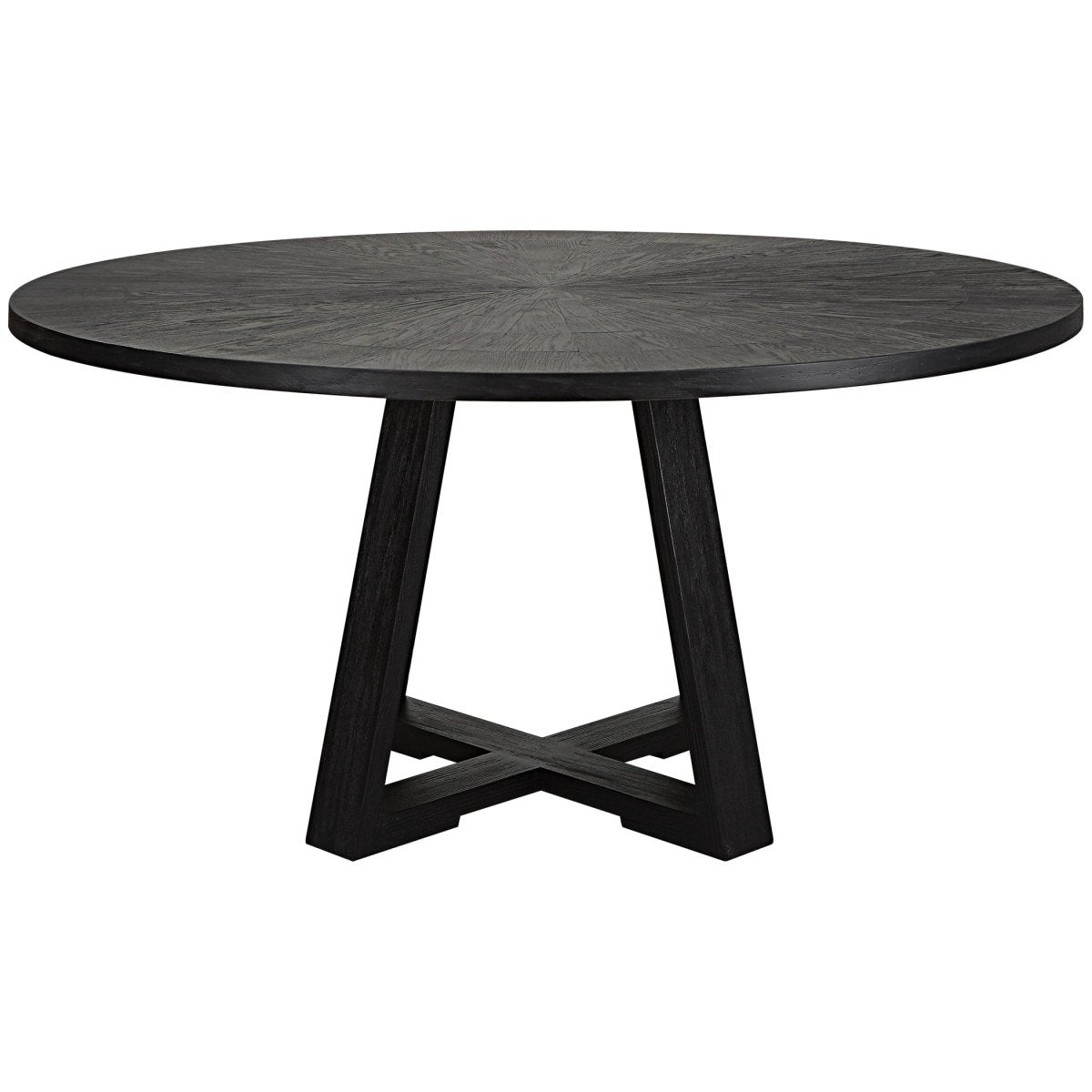 Gidran Round Black Dining Table - Uttermost - Dining Tables by Modest Hut