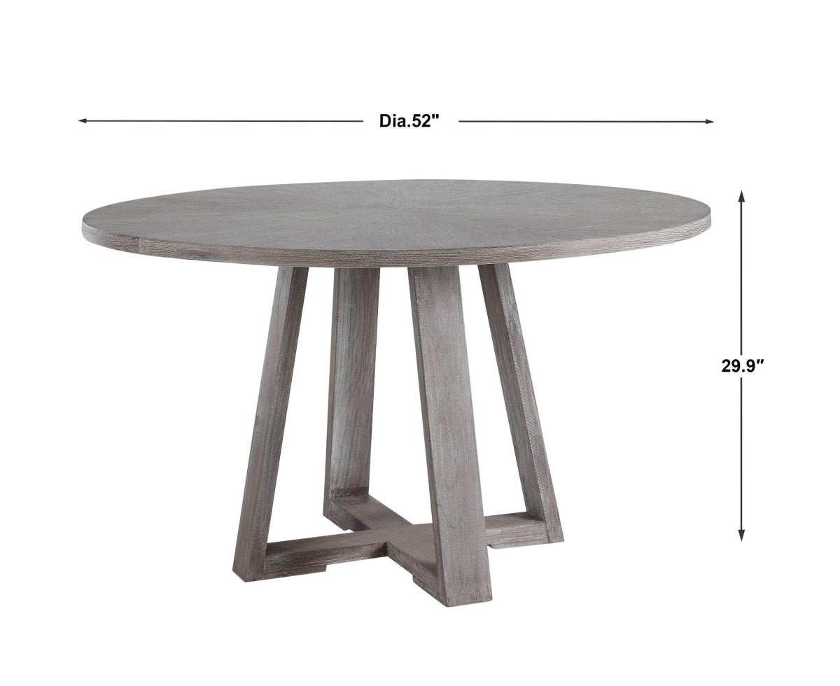 Gidran Wood Dining Table - Uttermost - Dining Tables by Modest Hut