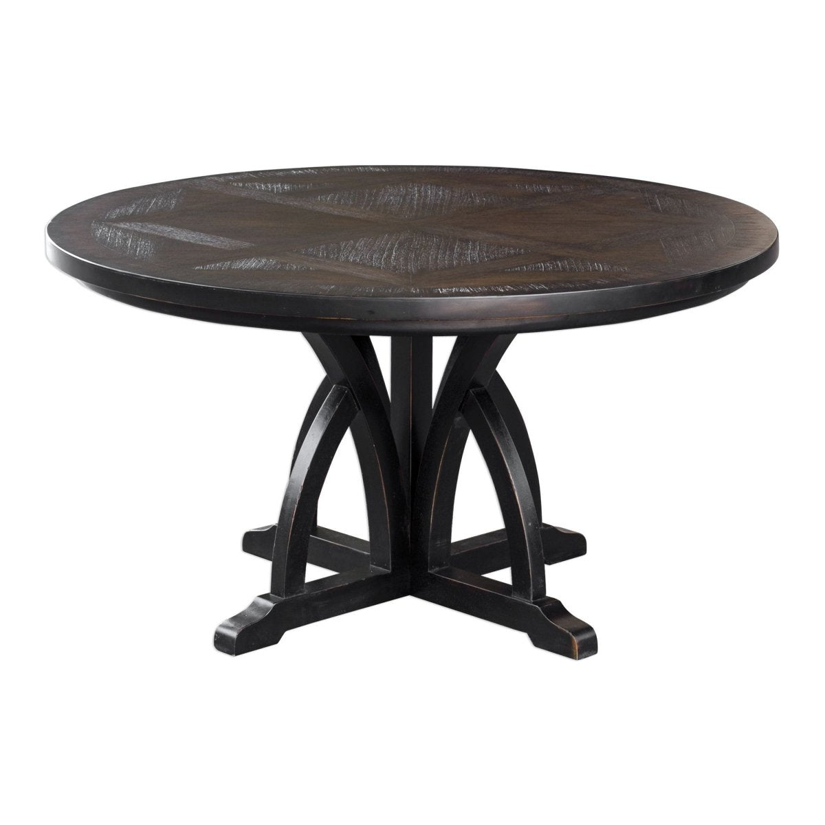 Maiva Black Mango Wood Dining Table - Uttermost - Dining Tables by Modest Hut