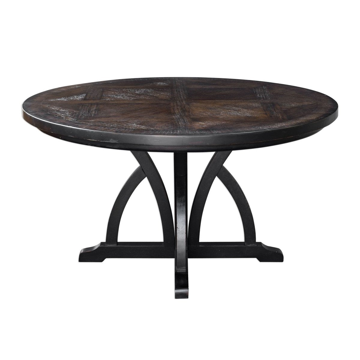 Maiva Black Mango Wood Dining Table - Uttermost - Dining Tables by Modest Hut