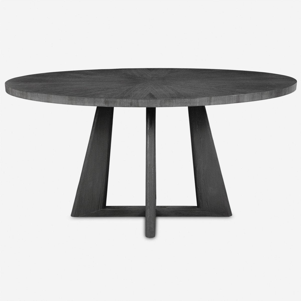 Pulsar Round Gray Walnut Dining Table - Uttermost - Dining Tables by Modest Hut