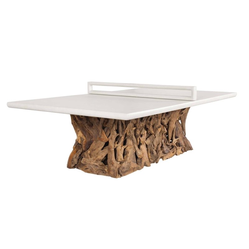 Stonewood Indoor Outdoor Ping Pong Dining Table by Uttermost alternate view 11