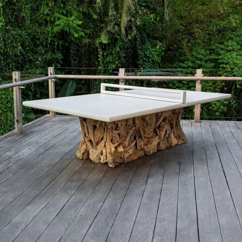 Stonewood Indoor - Outdoor Ping Pong Dining Table - Uttermost - Dining Tables by Modest Hut