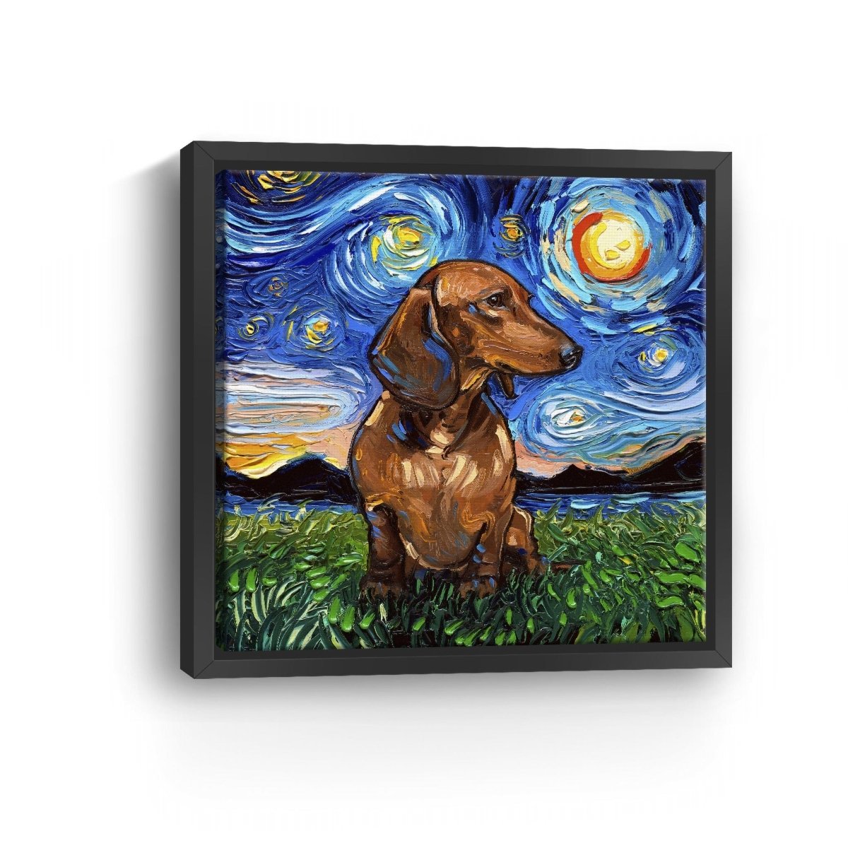 Dachshund Brown Shorthair Canvas Wall Art - Lumaprints - Dogs by Modest Hut