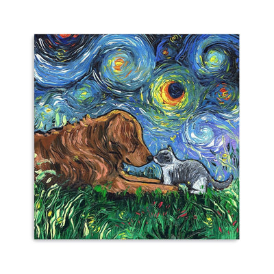 Family Is What You Make It Canvas Wall Art - Lumaprints - Dogs by Modest Hut