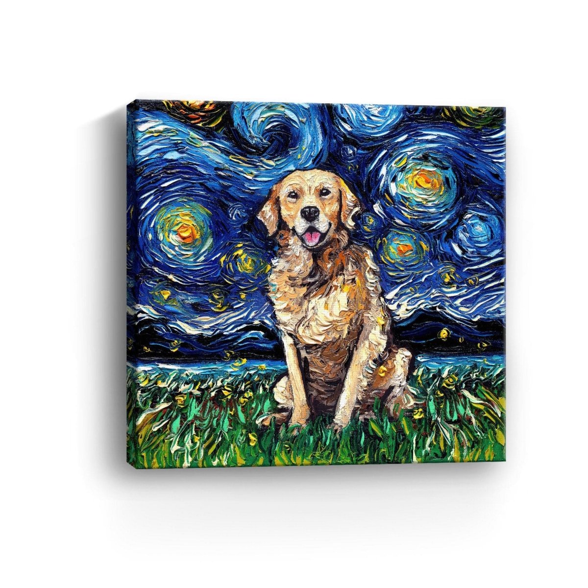 Golden Retriever Canvas Wall Art - Lumaprints - Dogs by Modest Hut