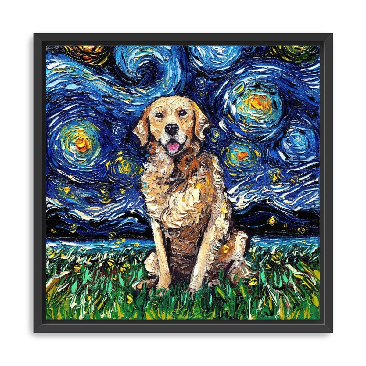 Golden Retriever Canvas Wall Art - Lumaprints - Dogs by Modest Hut