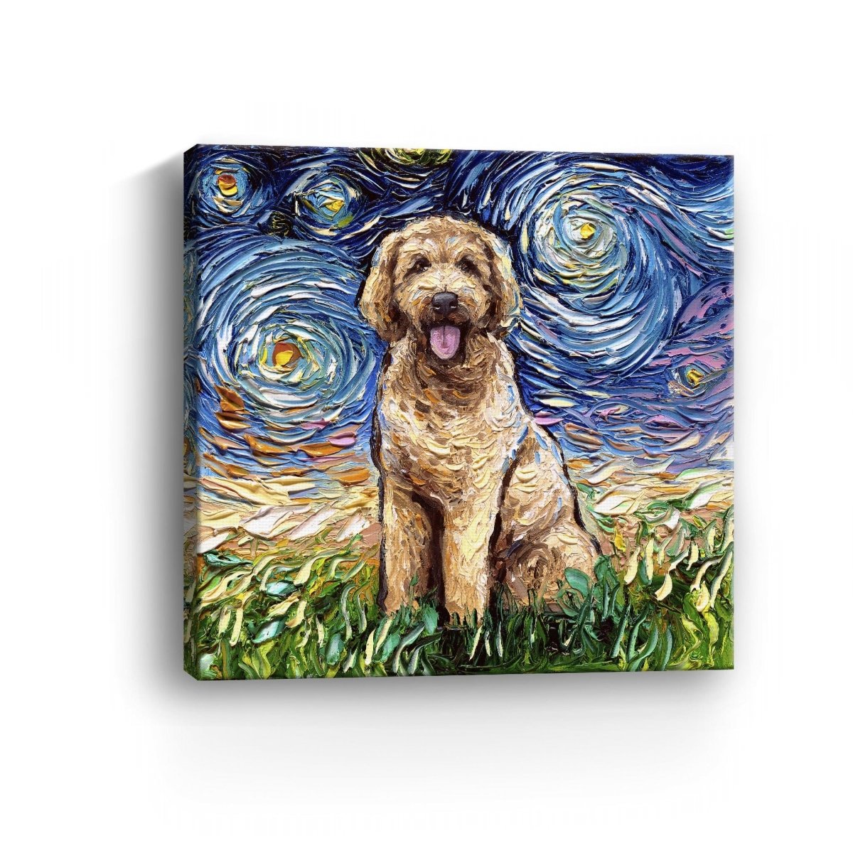 Goldendoodle Canvas Wall Art - Lumaprints - Dogs by Modest Hut