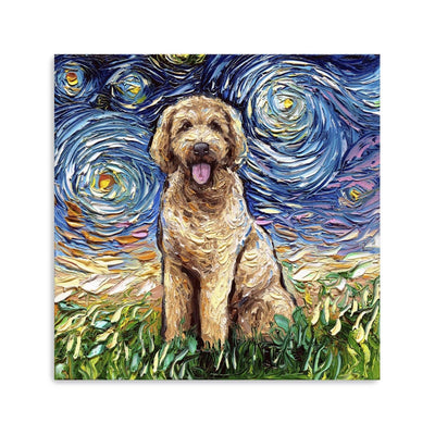 Goldendoodle Canvas Wall Art - Lumaprints - Dogs by Modest Hut