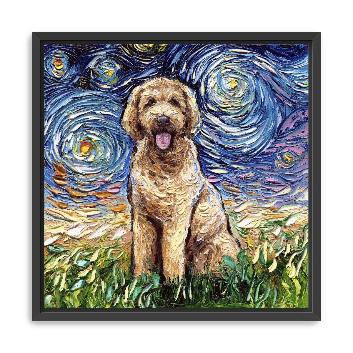 Goldendoodle Canvas Wall Art - Lumaprints - Dogs by Modest Hut