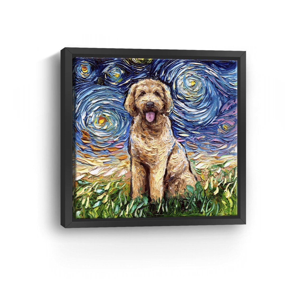 Goldendoodle Canvas Wall Art - Lumaprints - Dogs by Modest Hut