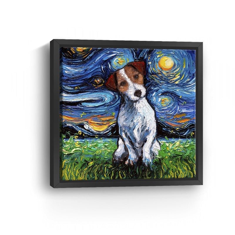 Jack Russel Terrier Canvas Wall Art - Lumaprints - Dogs by Modest Hut