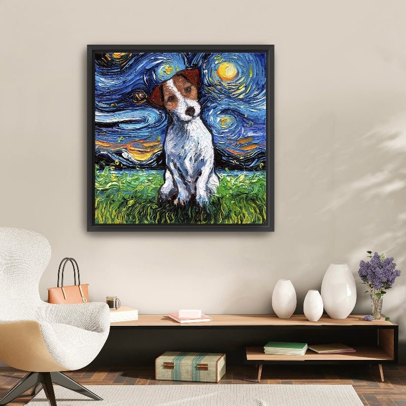 Jack Russel Terrier Canvas Wall Art - Lumaprints - Dogs by Modest Hut