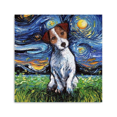 Jack Russel Terrier Canvas Wall Art - Lumaprints - Dogs by Modest Hut