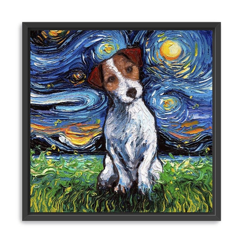 Jack Russel Terrier Canvas Wall Art - Lumaprints - Dogs by Modest Hut