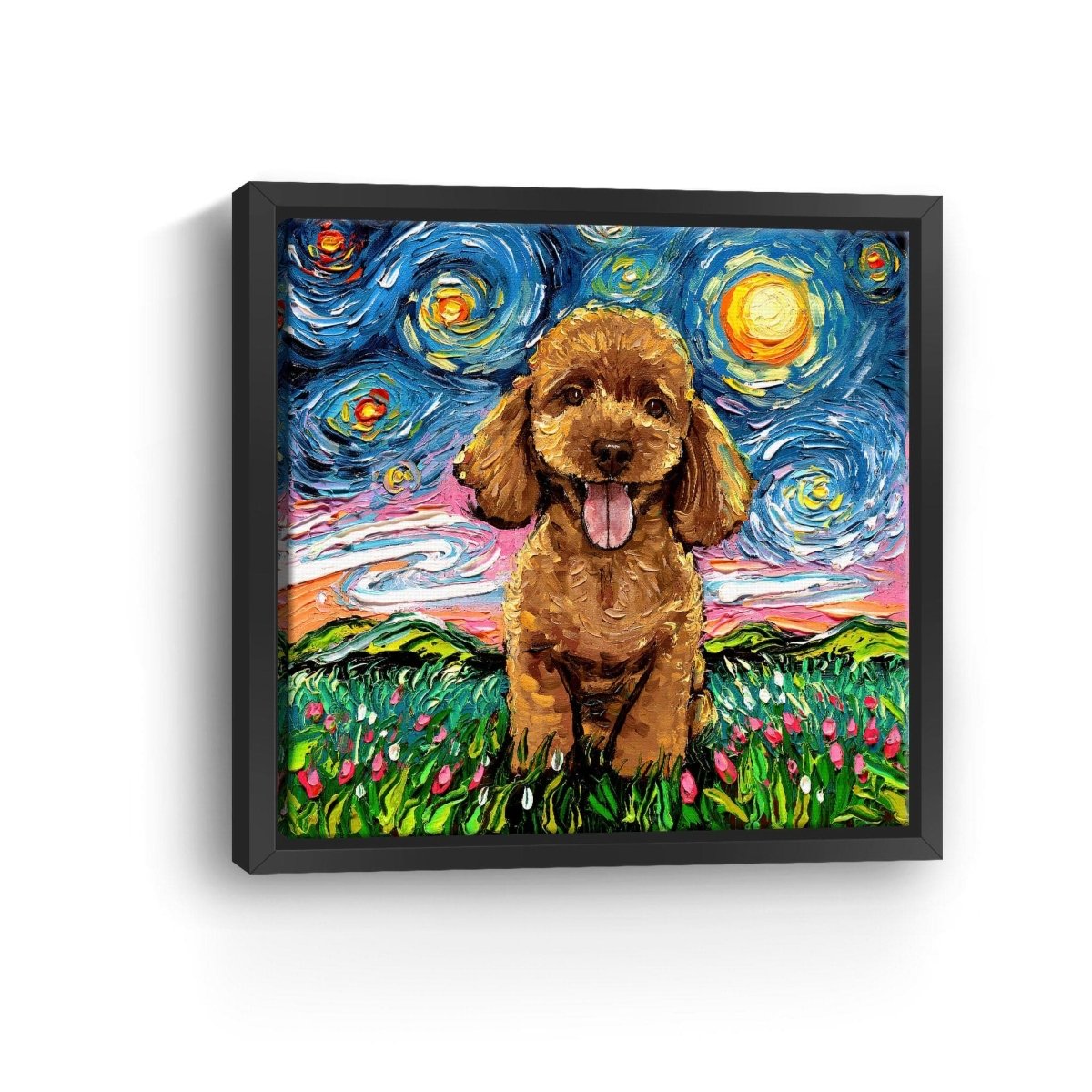 Poodleapricot Canvas Wall Art - Lumaprints - Dogs by Modest Hut