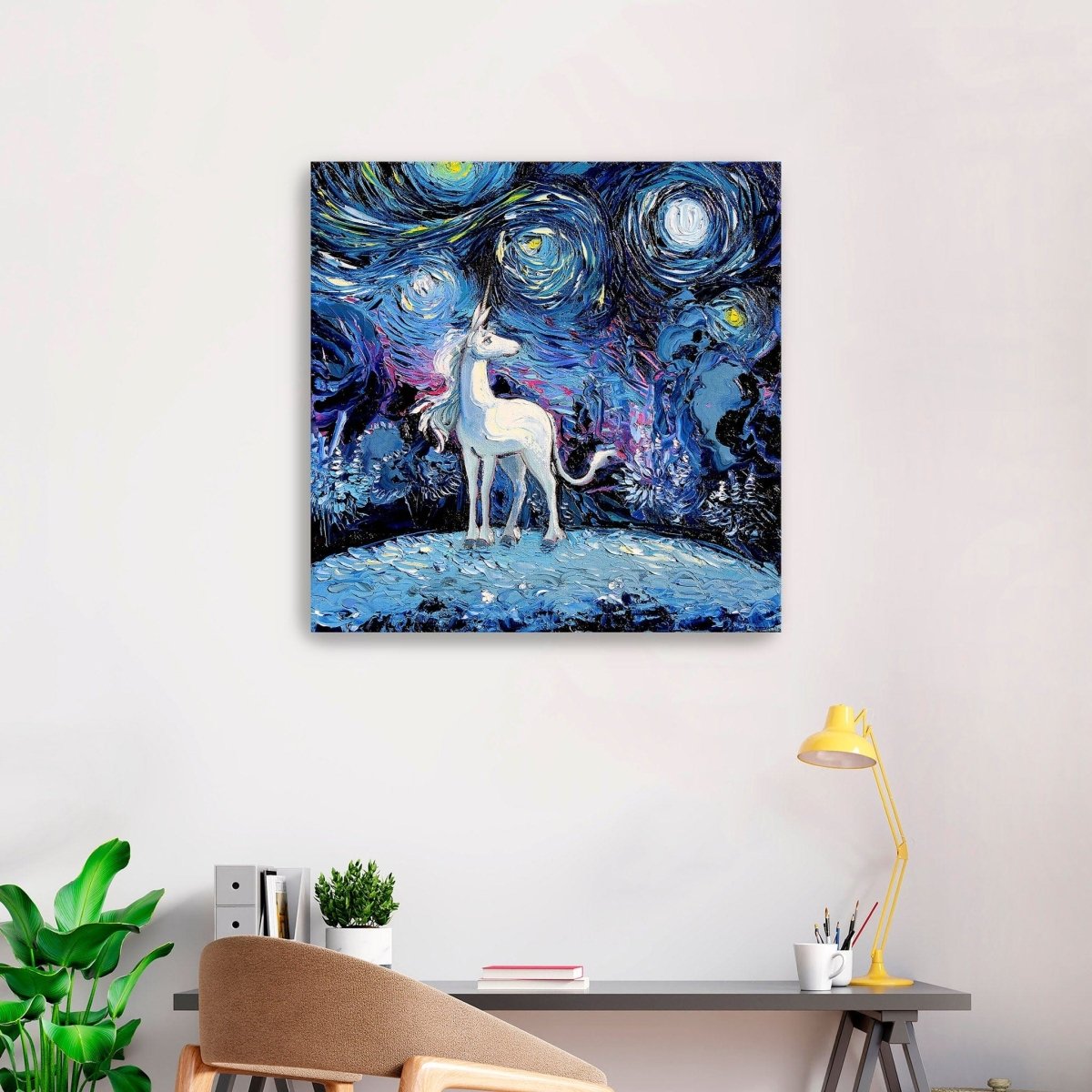 Van Gogh Never Saw The Last Canvas Wall Art - Lumaprints - Dogs by Modest Hut