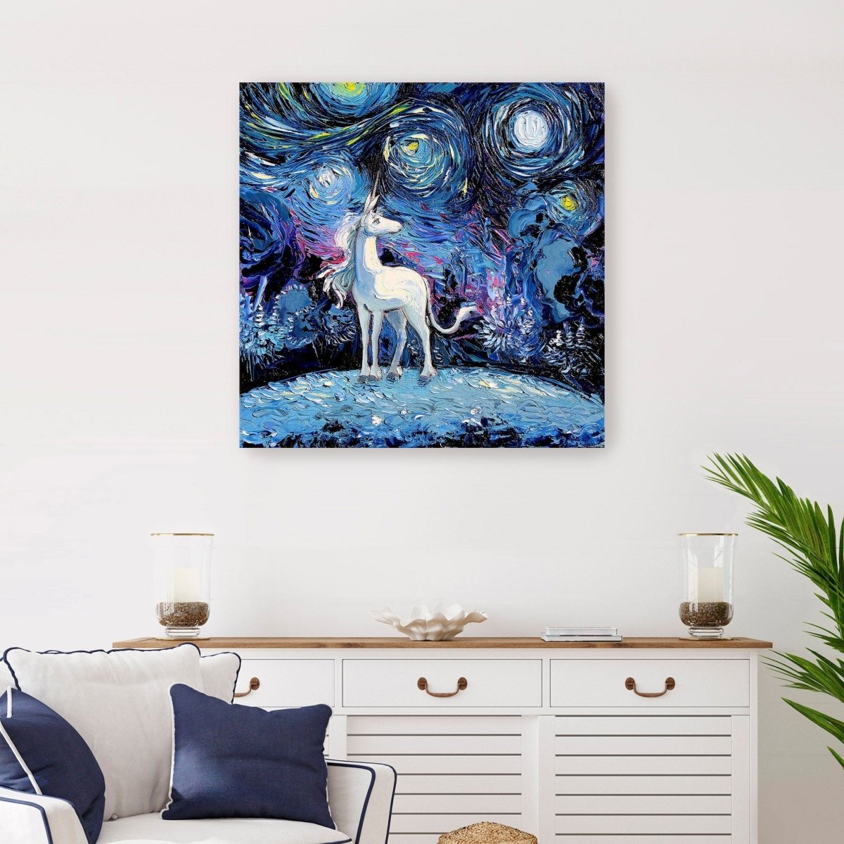 Van Gogh Never Saw The Last Canvas Wall Art - Lumaprints - Dogs by Modest Hut