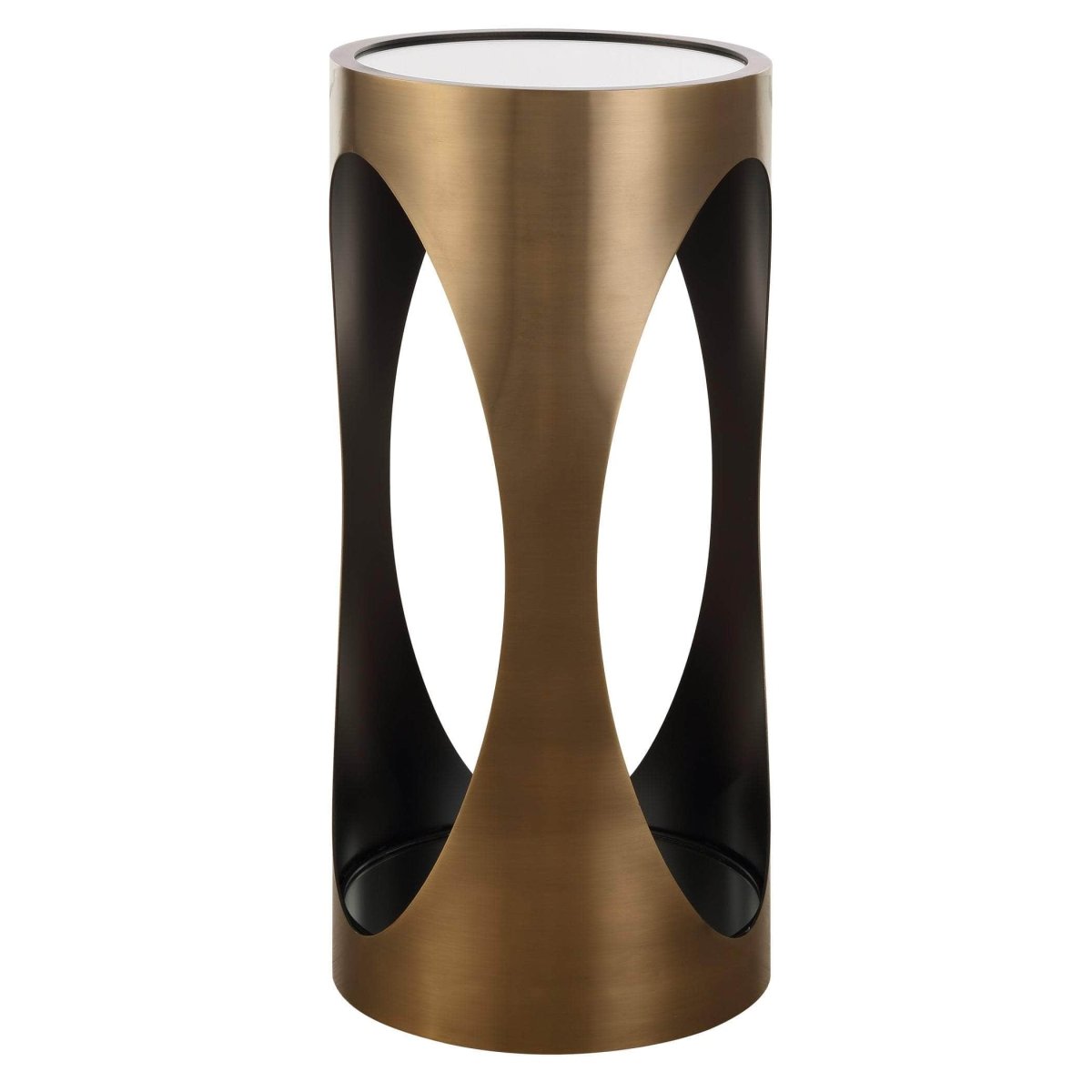 Achilles Brass Drink Table - Uttermost - Drink Tables by Modest Hut